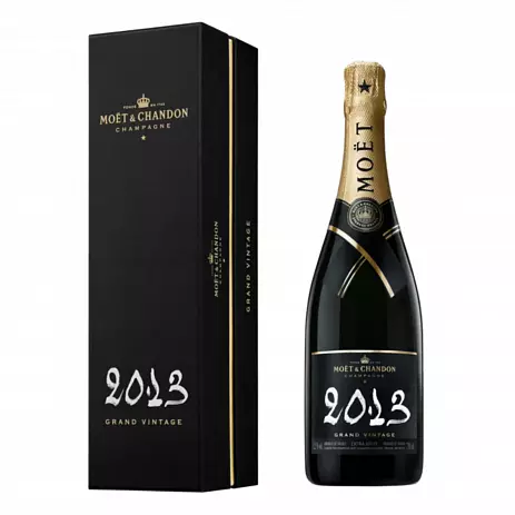 Шампанское Moet & Chandon Grand Vintage gift box  2013 750 мл