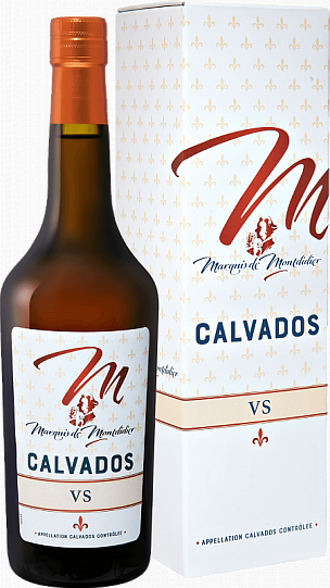 Кальвадос Marquis de Montdidier VS Calvados AOC gift box 700 мл