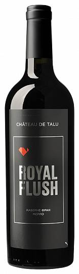 Вино  Chateau de Talu Flush Royal   Cabernet Franc, Merlot  2019   750 мл  14 %