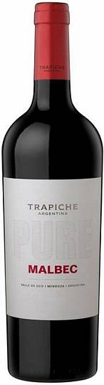 Вино Trapiche  Pure Malbec Трапиче Пьюэ  Мальбек 2022 750 мл