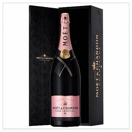 Шампанское Moet & Chandon Brut Rose wooden box  3000 мл
